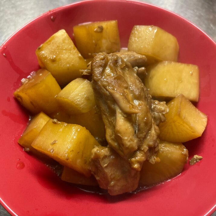 ☆大根と鶏モモ肉とこってり煮☆